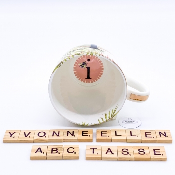 Yvonne Ellen Alphabet Tasse Tiermotiv